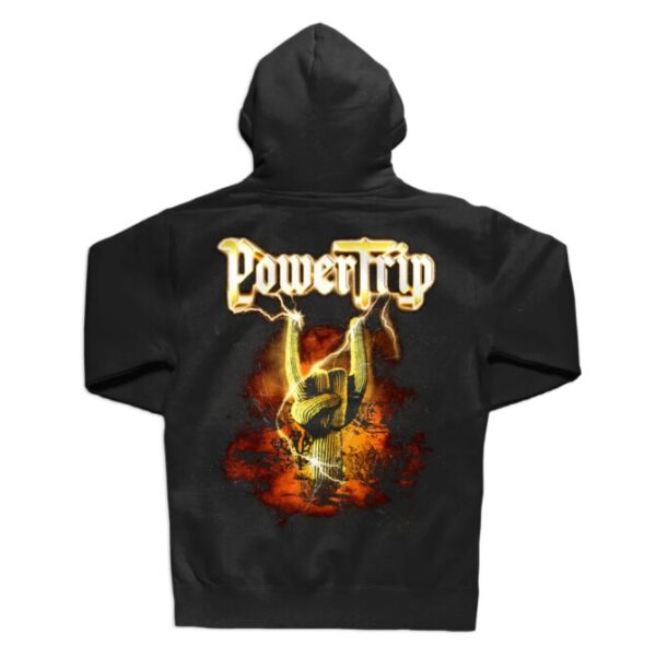 AIRBRUSH BLACK PULLOVER HOODIE back