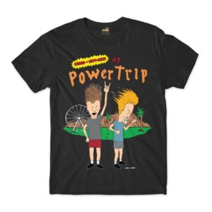 BEAVIS & BUTTHEAD BLACK S/S TEE-Power Trip Shirts