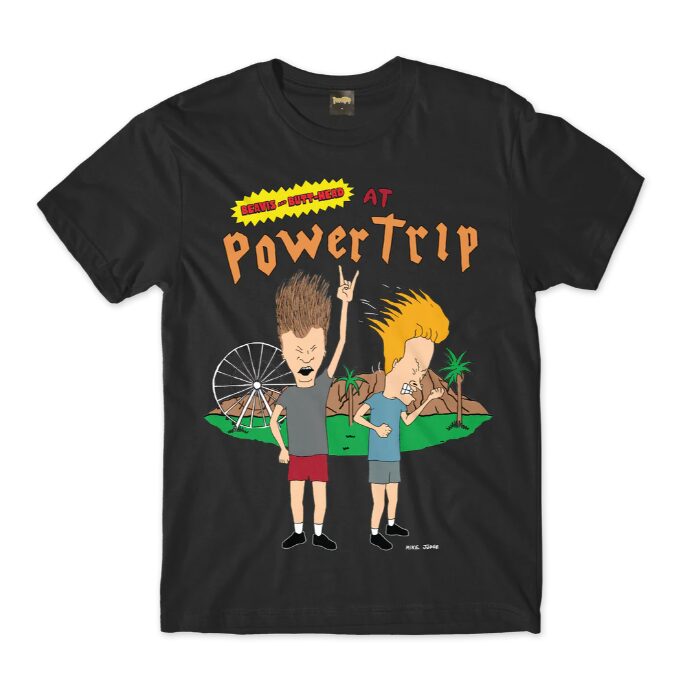 BEAVIS & BUTTHEAD BLACK SS TEE