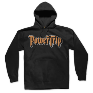 LOGO LINEUP BLACK PULLOVER HOODIE